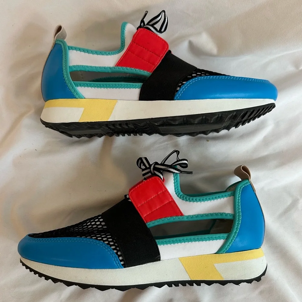 Steve Madden Arctic Cutout Sneakers Size 8 - Picture 7 of 8